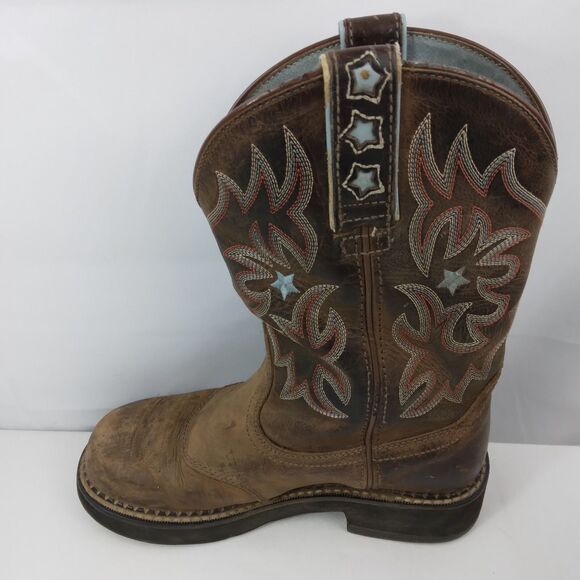 Ariat Probaby Boots 16720 Driftwood Brown Western Cowgirl Womens Size 6.5 B - Picture 7 of 14